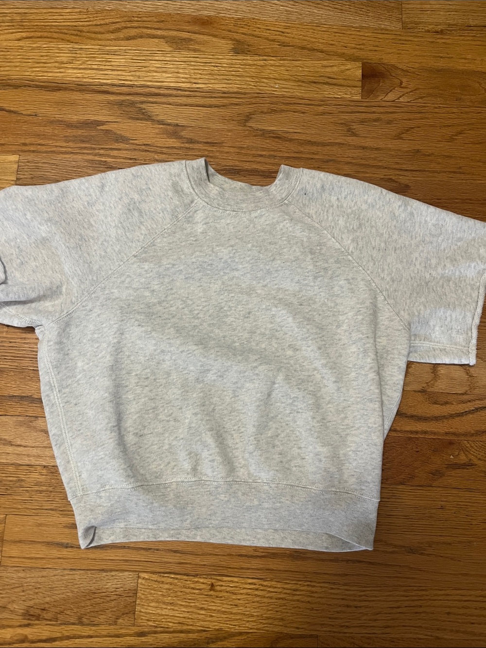 Buck mason xs Gray Short-Sleeve Crewneck Sweater -